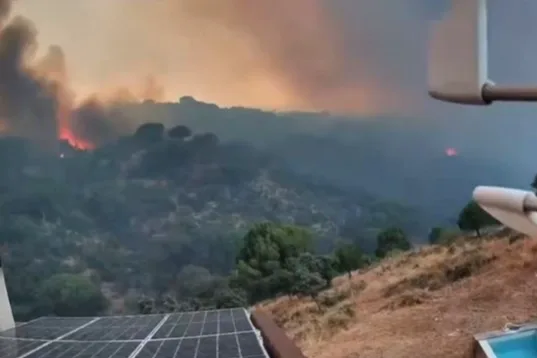 İspanya yangınında Türkiye'den 2 uçak yardımı