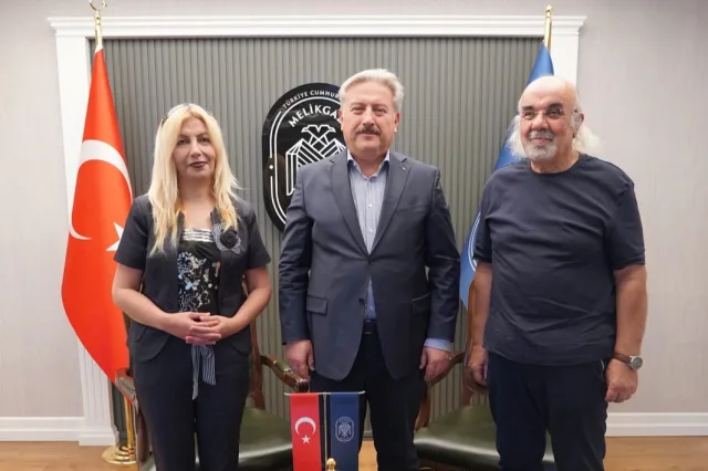 Kayseri Büyükşehir Gazeteciler Cemiyeti'nden Melikgazi'ye ziyaret