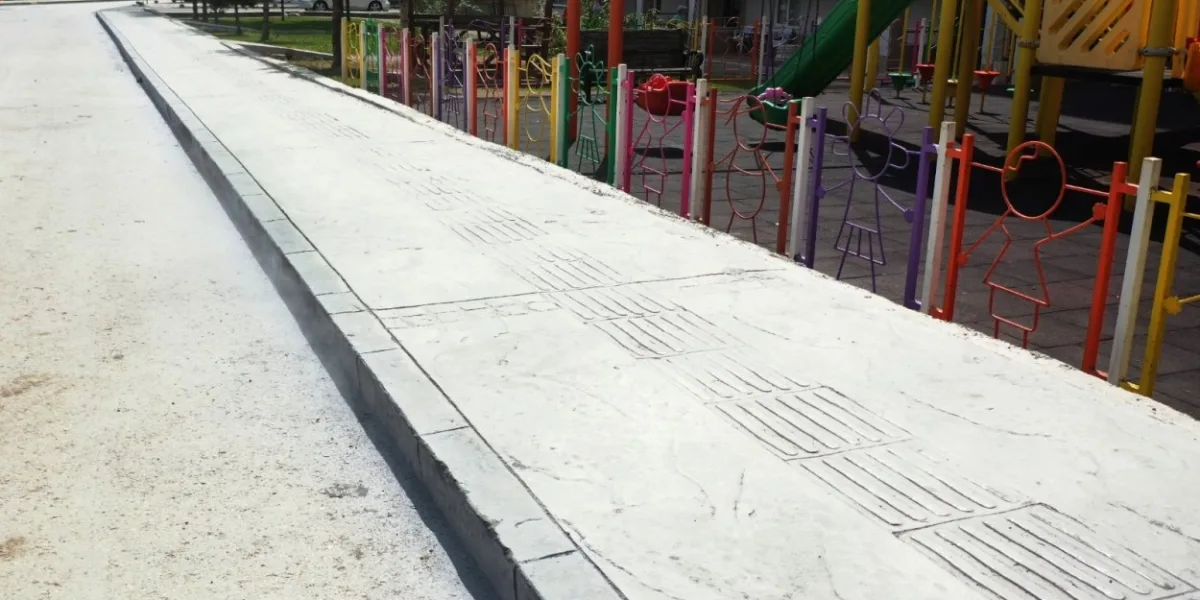 Ordu'da modern kaldırım çalışması