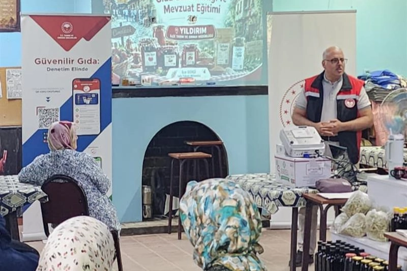 Cumalıkızık’taki gıda işletmelerine 'güvenilir gıda' eğitimi