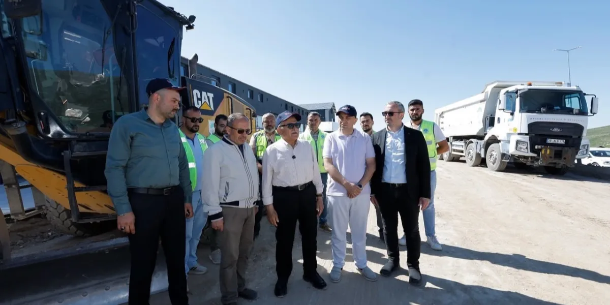 Kayseri Büyükşehir'den Erciyes Kayak Merkezi'nde bakım çalışması