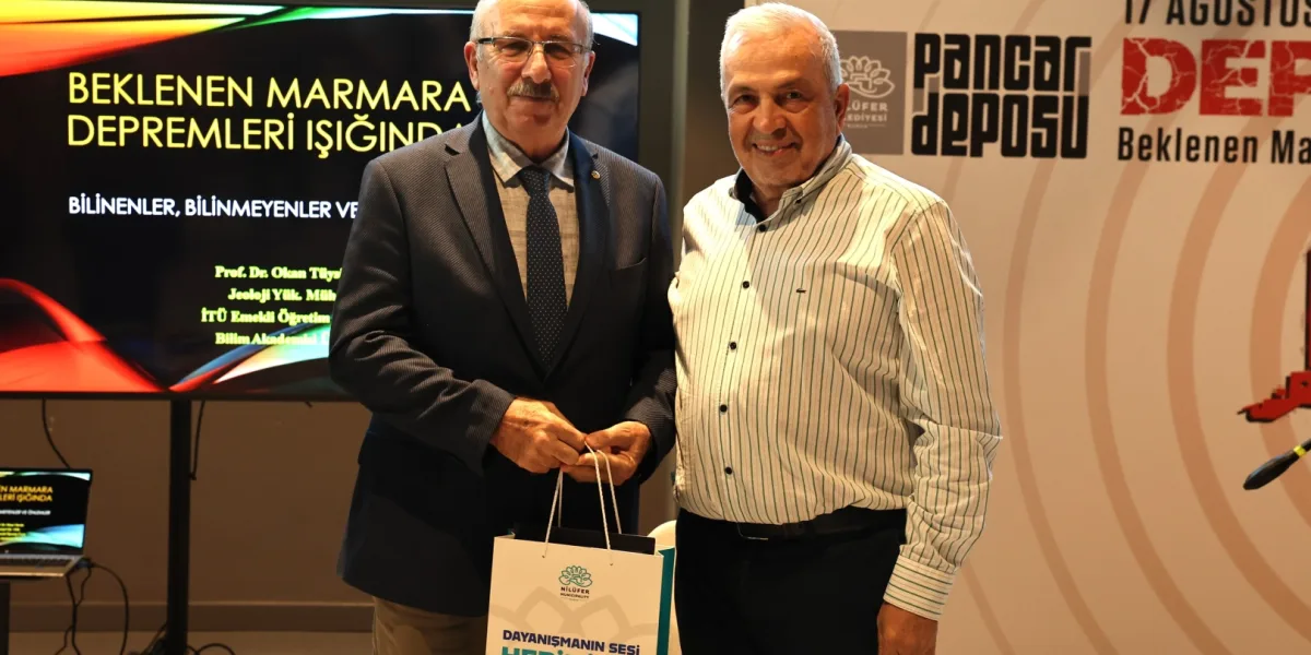 Prof. Dr. Okan Tüysüz uyarılarını Nilüfer'den yaptı