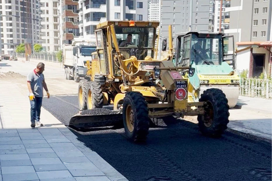 Ankara Keçiören'de Fen İşleri ekipleri sahada