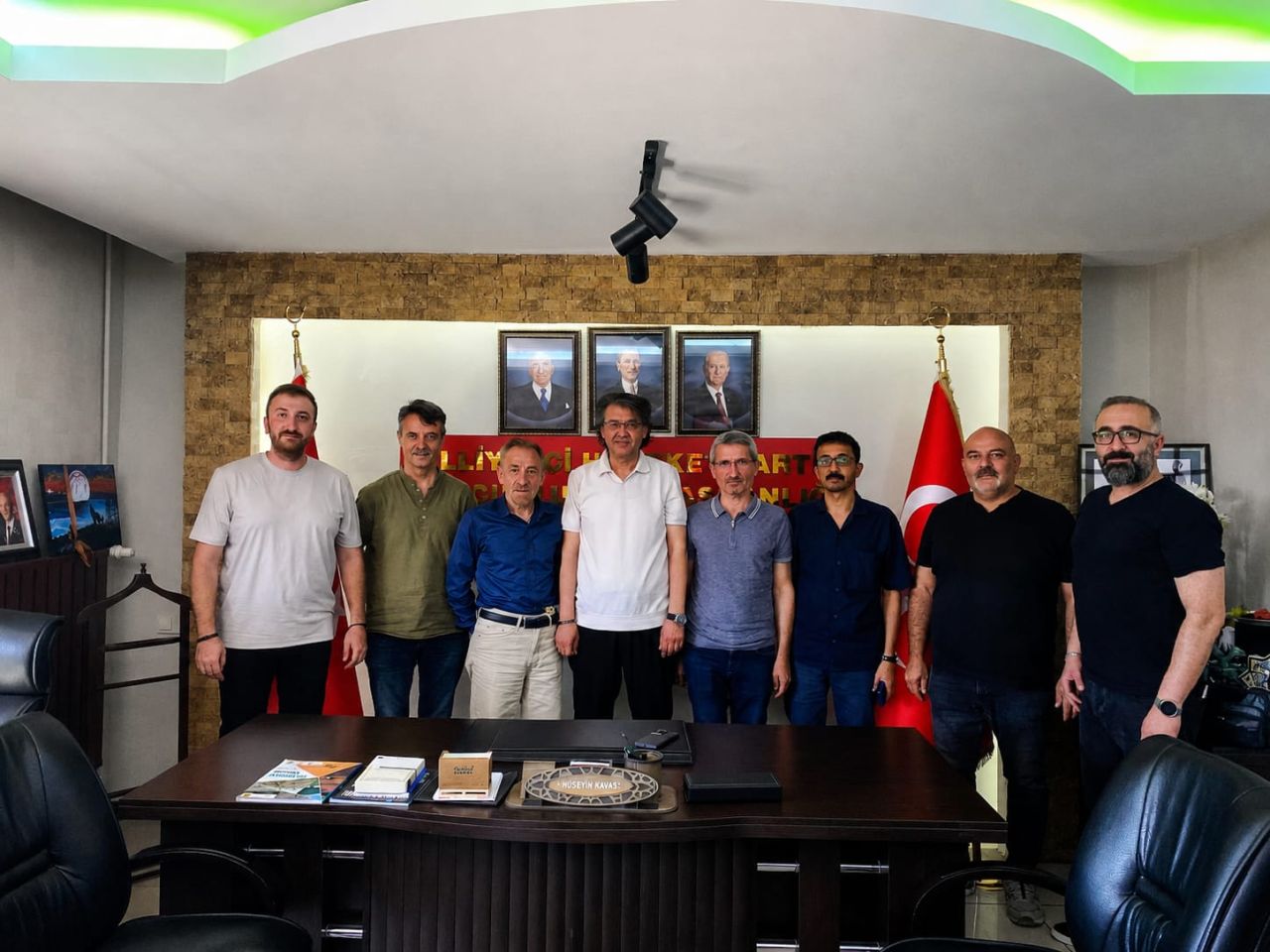 Ömer Kara Gazetecilik’ten MHP Selçuklu İlçe Başkanlığı’na ziyaret