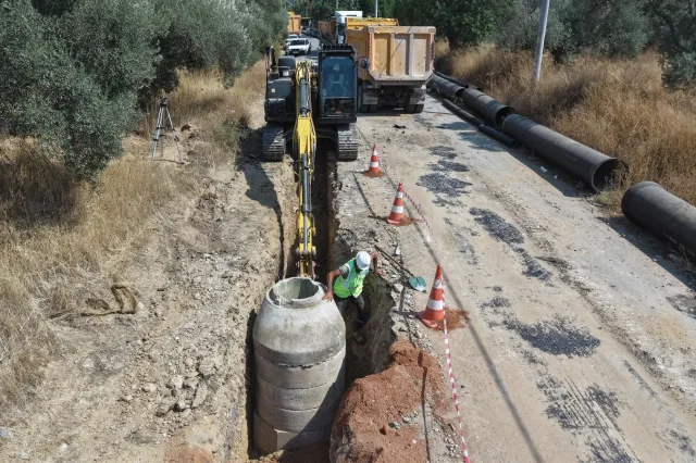 Muğla Menteş’te kanalizasyon altyapısına ilk adım