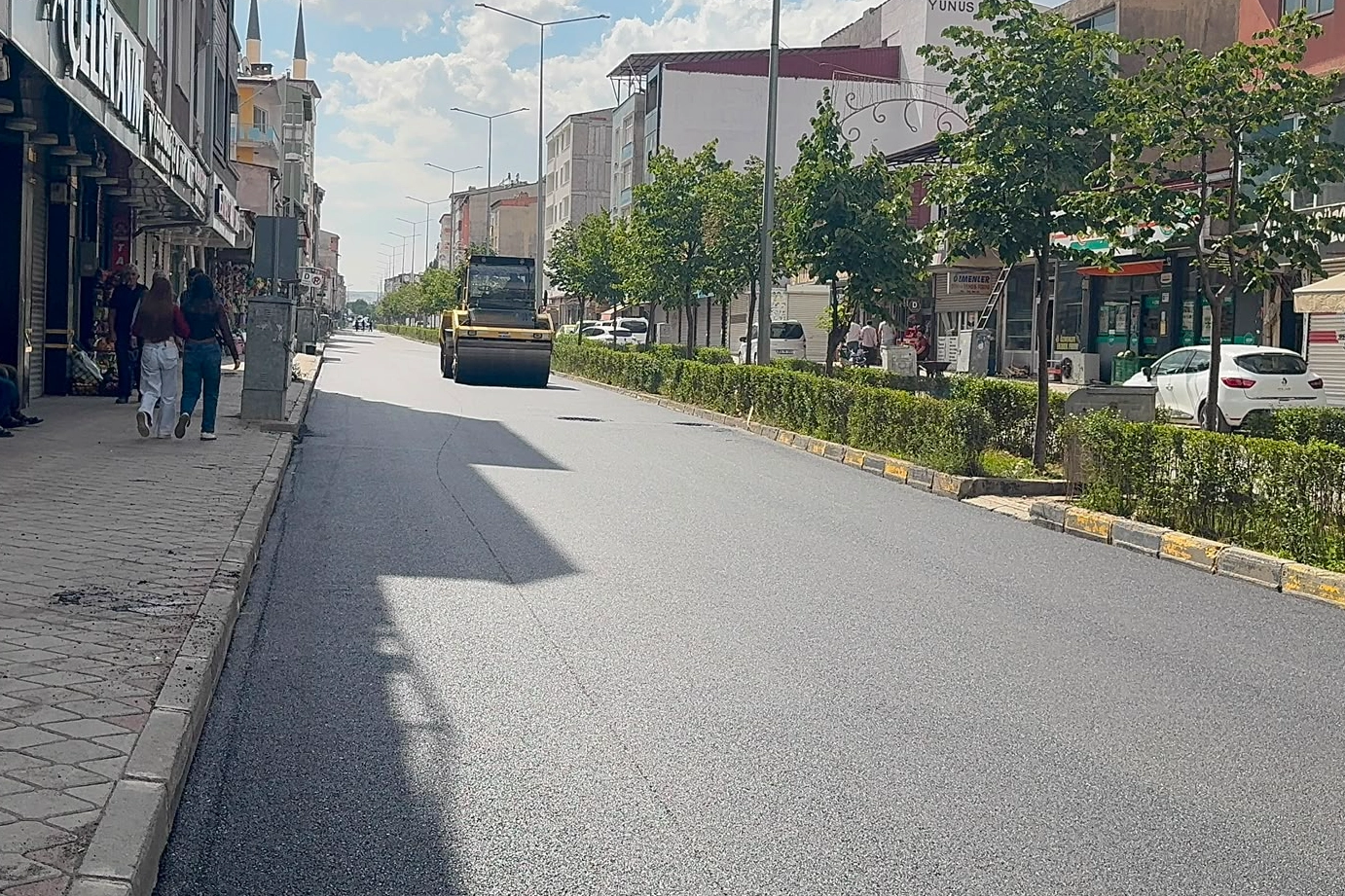 Ağrı Caddesi modern yüzüne kavuştu