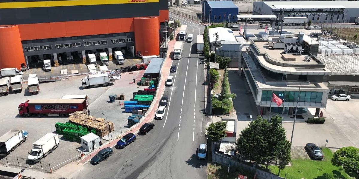 Çayırova hal bölgesinin ulaşım ağı güçlendirildi