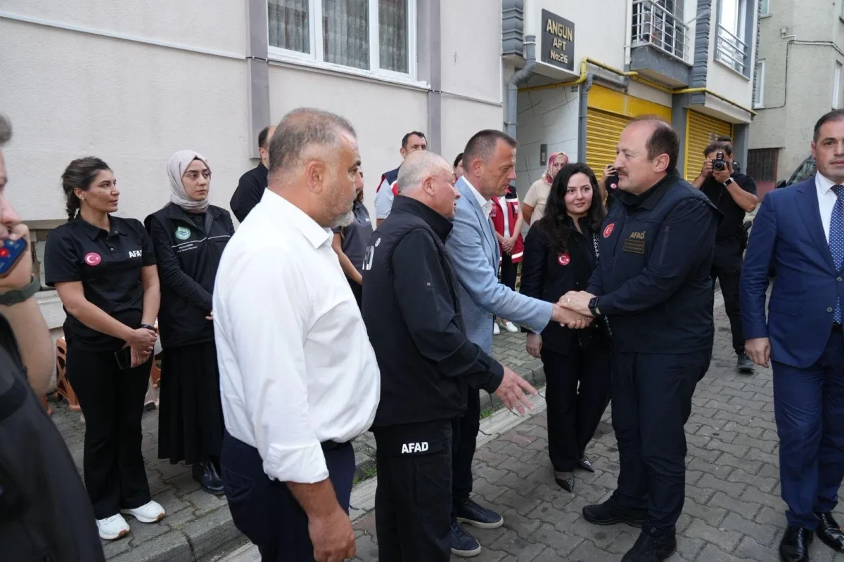 AFAD Başkanı Pehlivan, sel kurbanları ailesini ziyaret etti