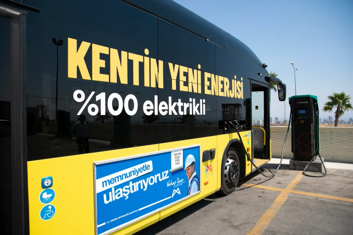Mersin'de 18 elektrikli otobüs: 8 ayda 18 milyon TL tasarruf