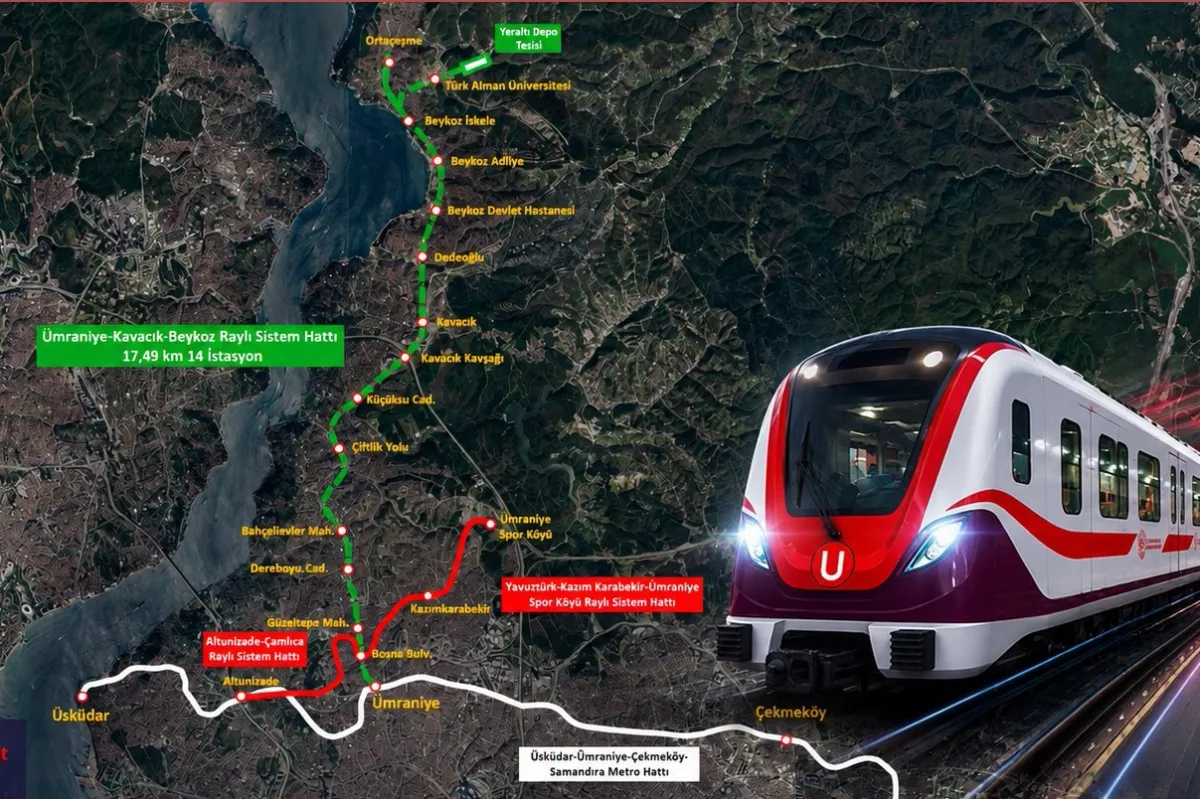 Bakanlık Ümraniye-Kavacık-Beykoz metro yapımını üstlendi