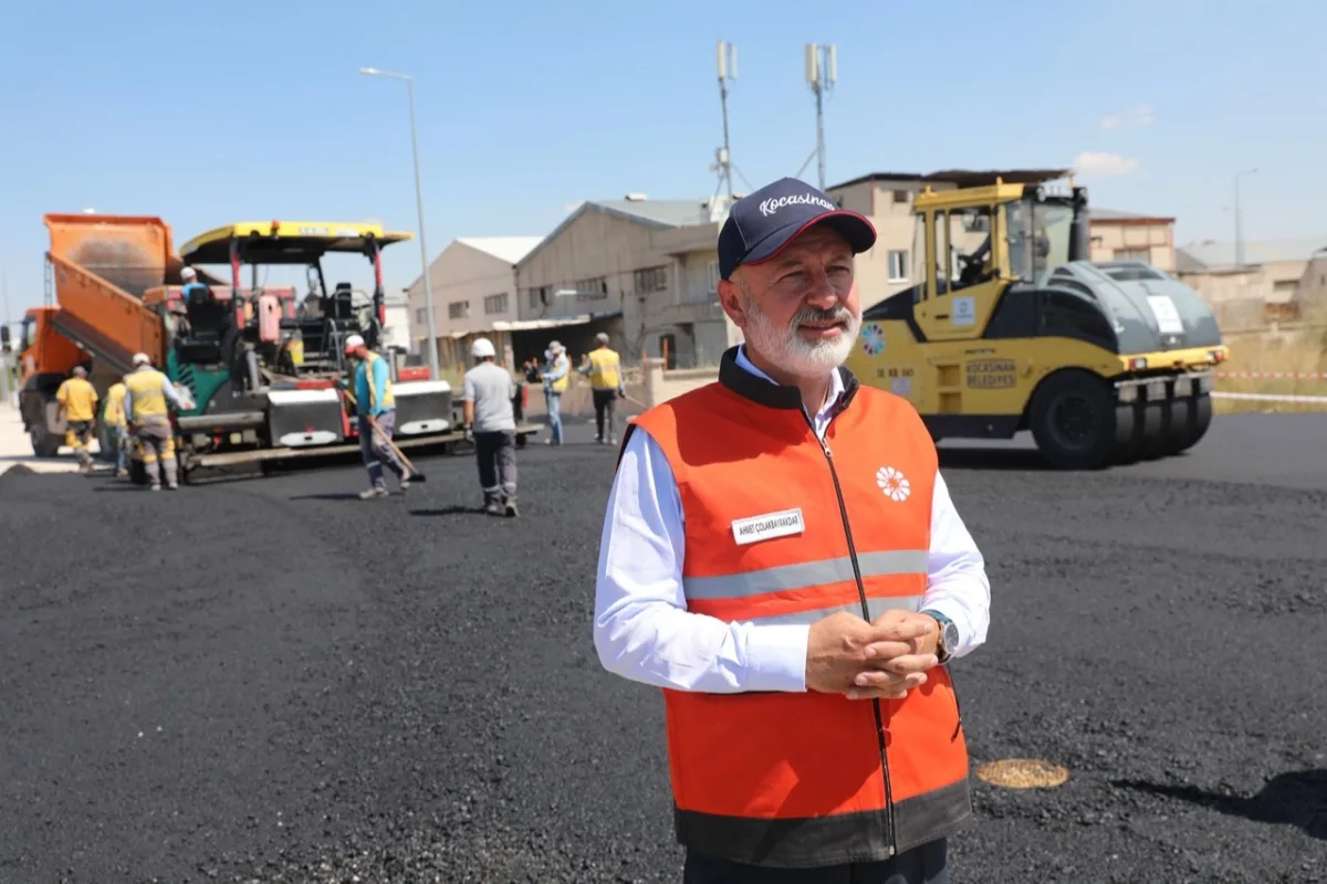 Kocasinan'da sanayi sitelerine 1,2 km yeni yol