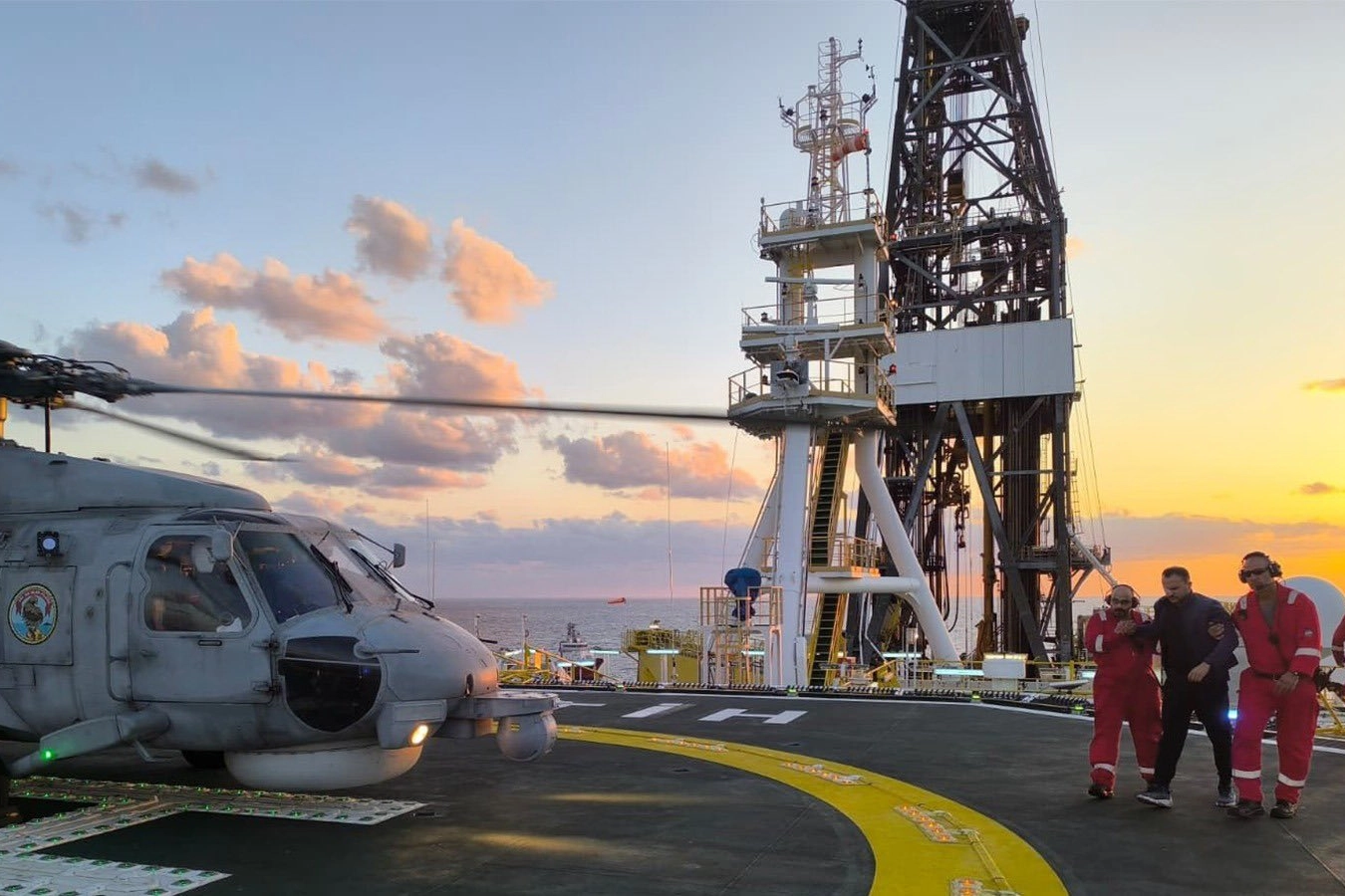 Fatih sondaj gemisinde iş kazası!