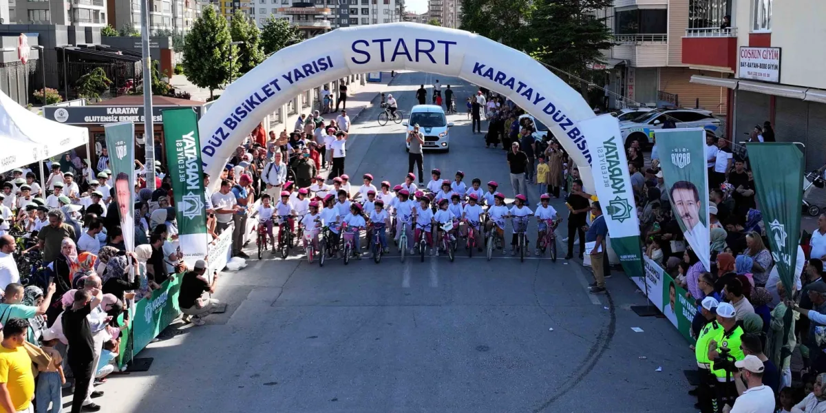 Konya Karatay'da 'Düz Bisiklet' heyecanı