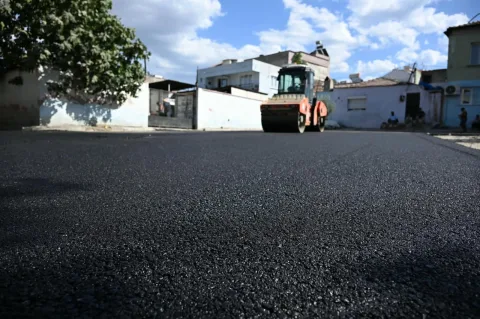 Manisa Salihli’de Çiçek Caddesi yenileniyor