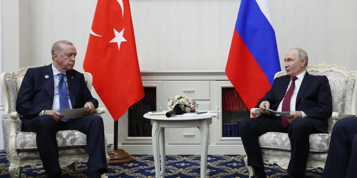 Erdoğan ve Putin Bişkek’te bir araya geldi