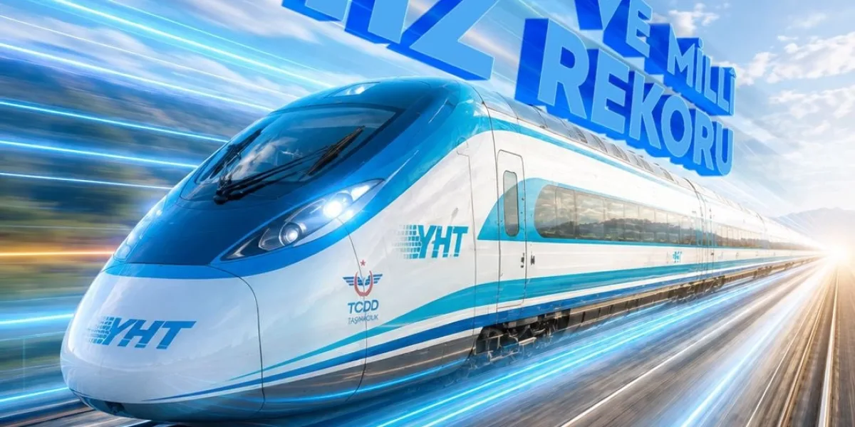 Milli elektrikli hızlı trenden yeni rekor... 250 kilometre hıza ulaştı