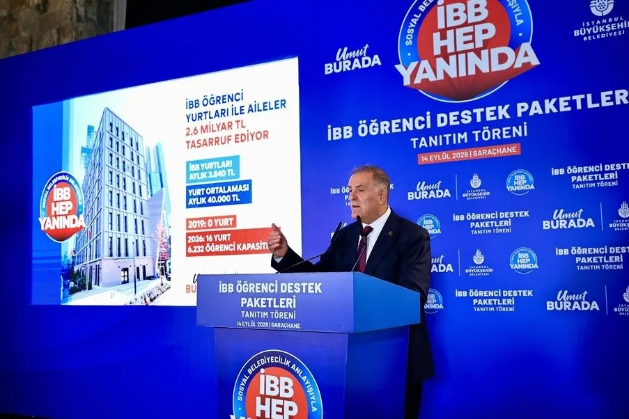 İBB'den 8,7 milyar liralık öğrenci destek paketi