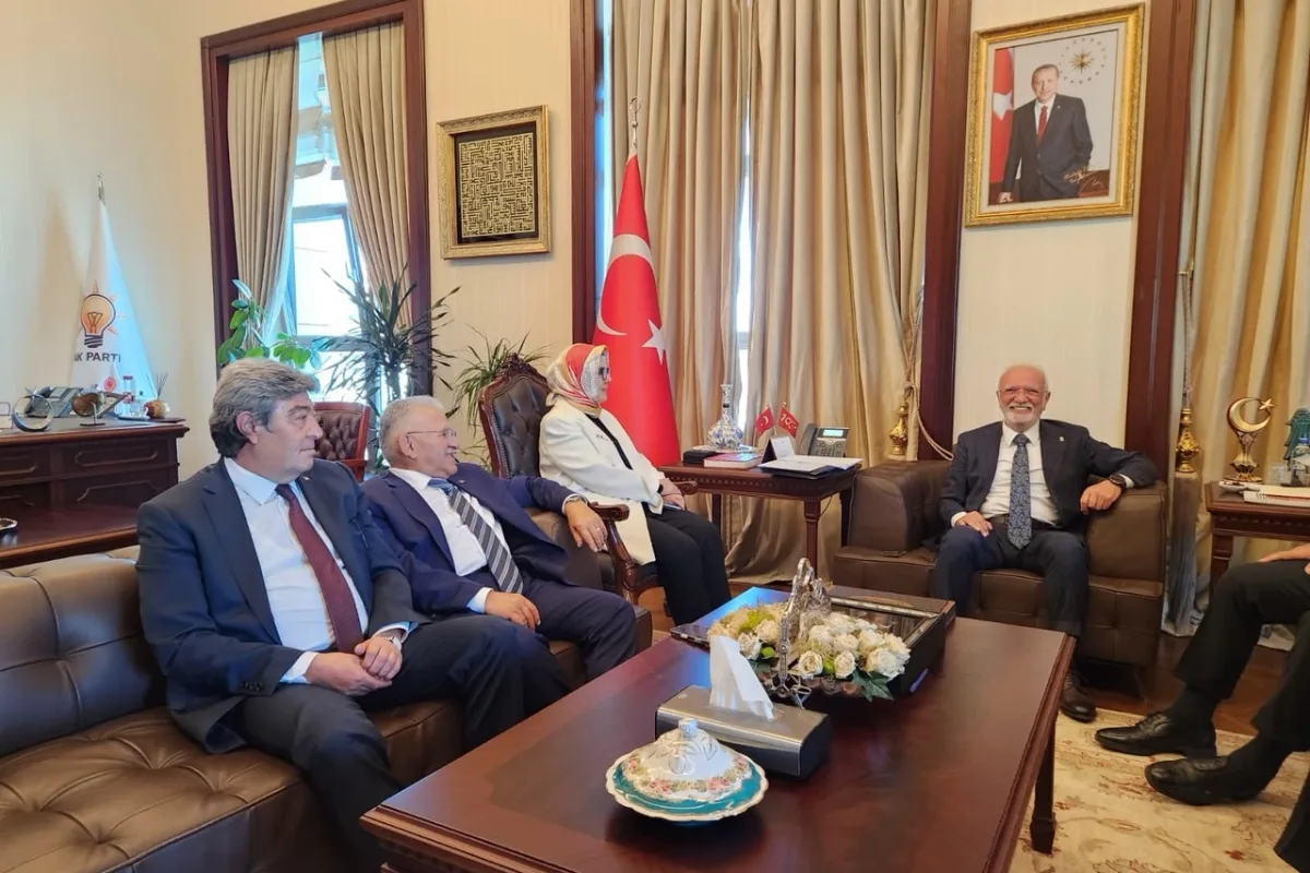 AK Parti Kayseri heyetinden Ankara'da Elitaş ziyareti