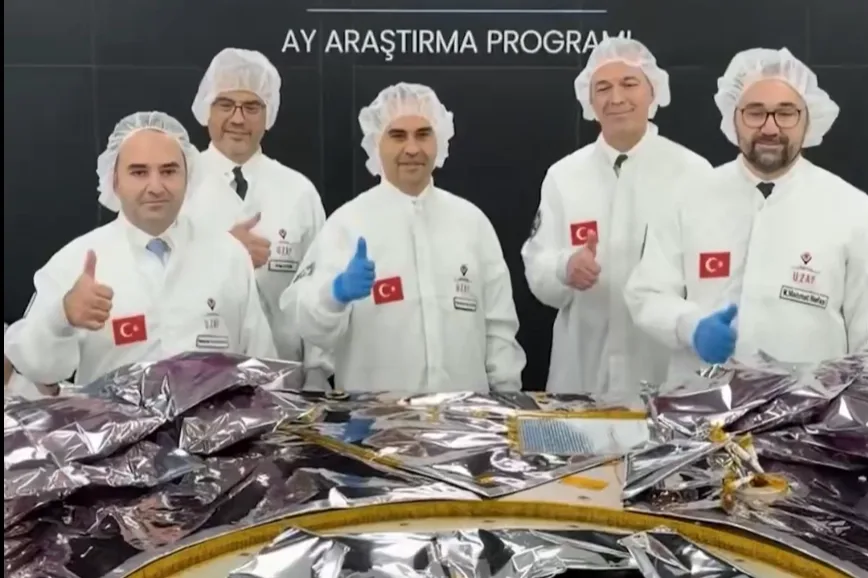Ay Uzay Aracı TUSAŞ'ta çevresel teste hazırlandı