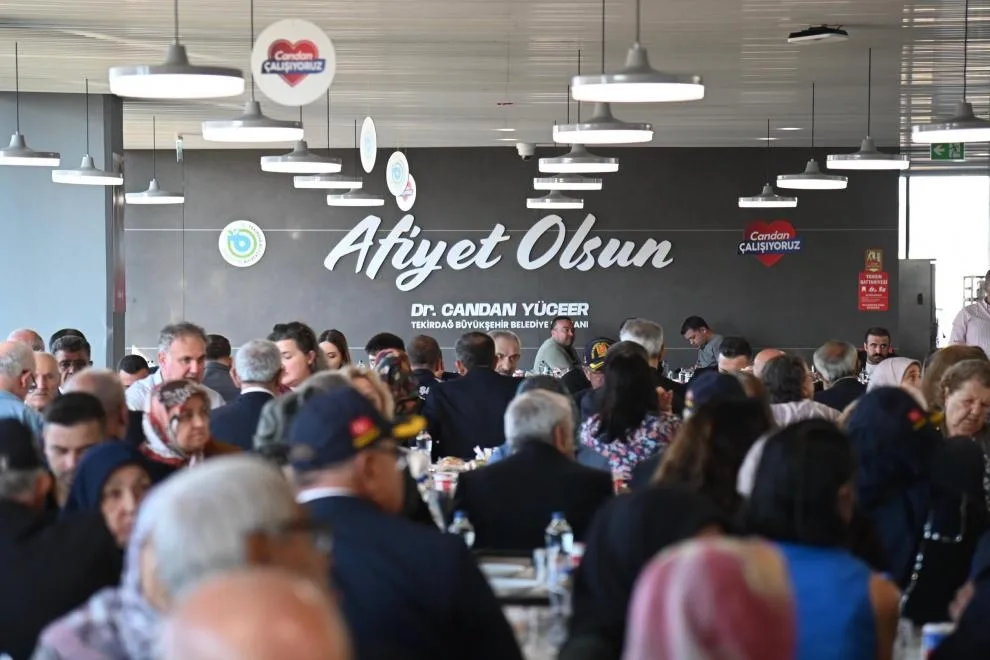 Tekirdağ Büyükşehir Belediyesi Gazilere Vefa Sofrası Düzenledi