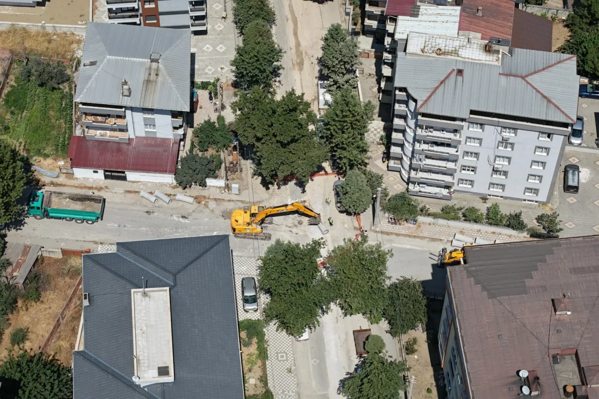 Soma'ya 2 bin 700 metre yağmursuyu hattı kuruluyor