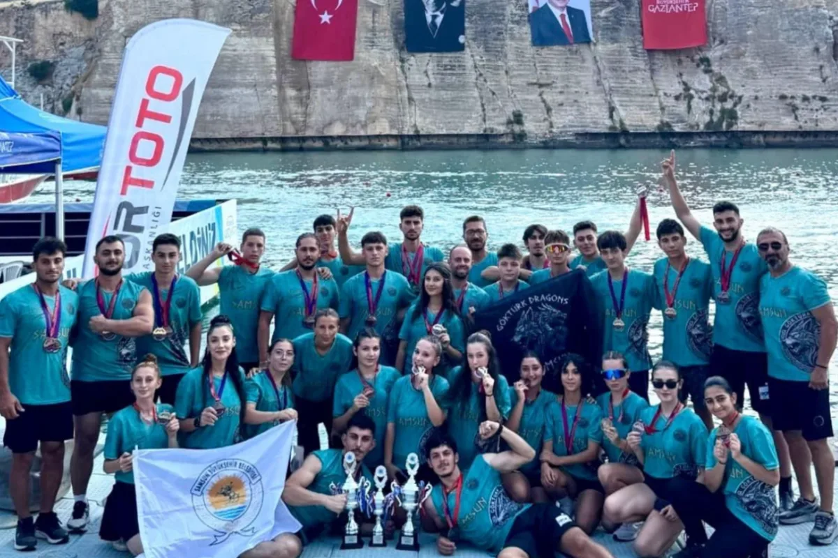 Samsun Sporcuları Dragon Bot’da 3 Kupayı Kazandı