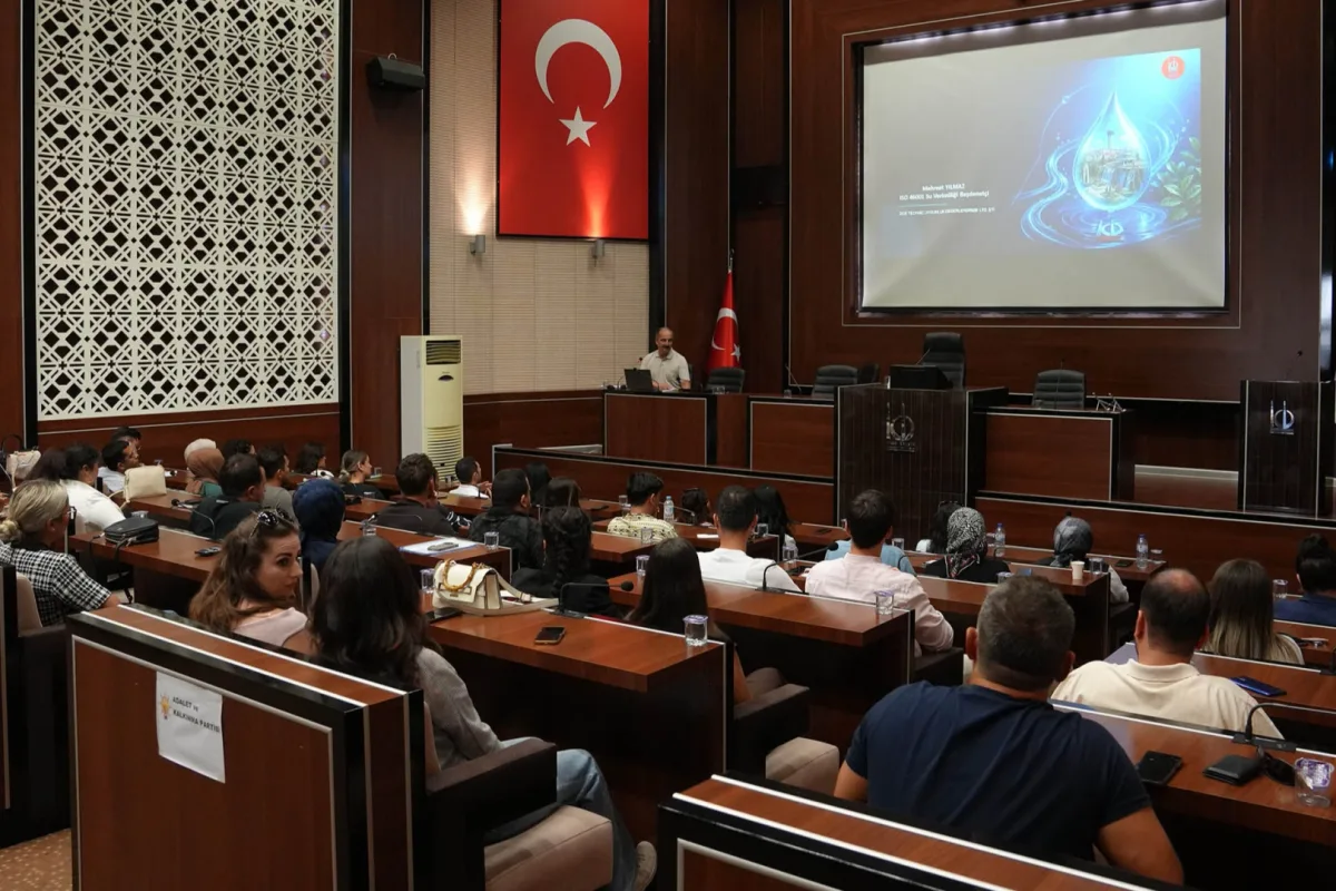 Keçiören Belediyesi personeline su verimliliği eğitimi verildi