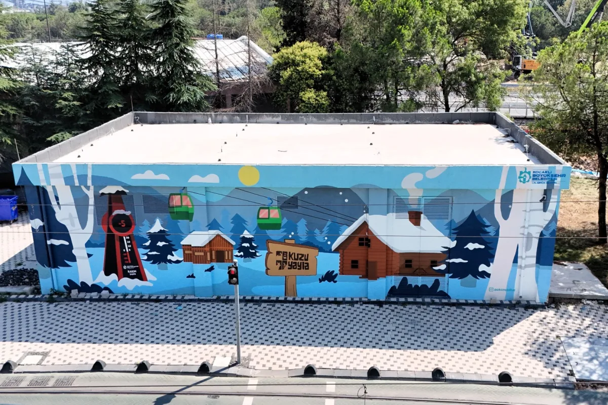 Kocaeli'nin duvarları grafitiyle sanat eseri oldu