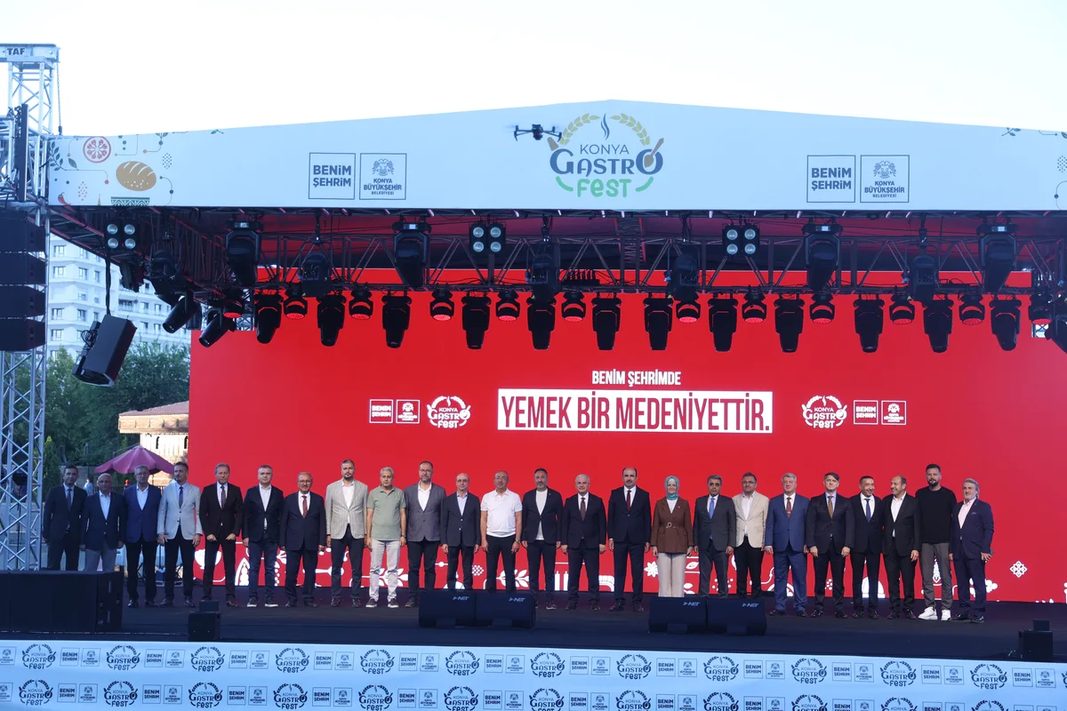 4. Konya Gastrofest Açıldı: Dünya Lezzetleri Buluştu