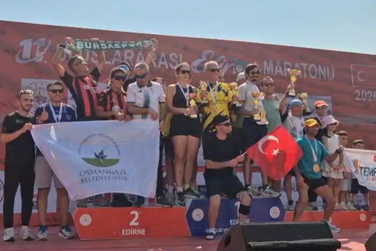 Edirne Yarı Maratonu'nda Keşan fırtınası: Takım şampiyonu
