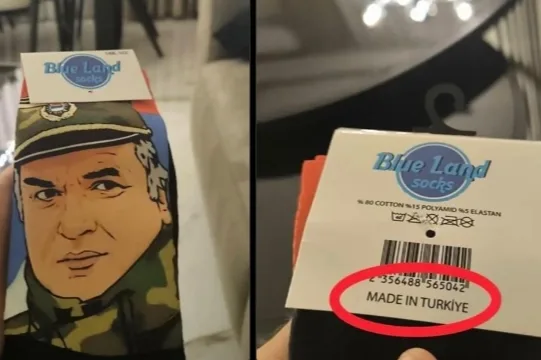 Made in Türkiye etiketli çorap için suç duyurusu
