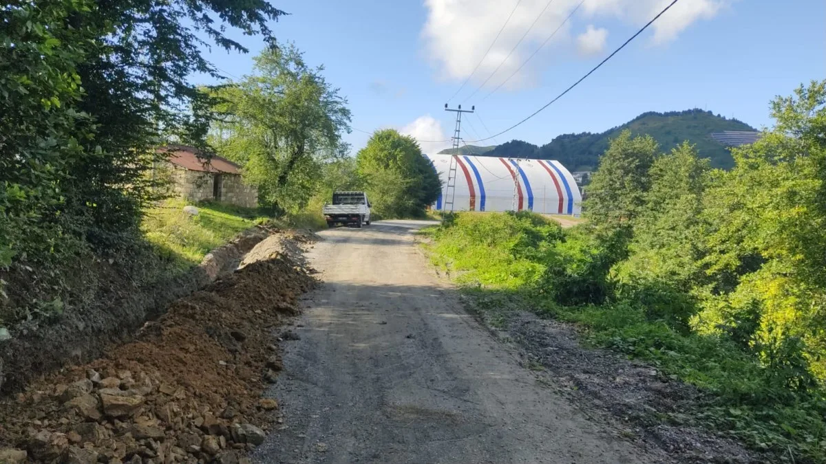 Trabzon’da Tonya İlçesi’ne 4,8 km İçme Suyu Hattı