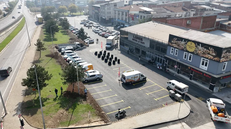 Bursa İnegöl'de mobilya sanayisine nefes aldıran otopark hizmette