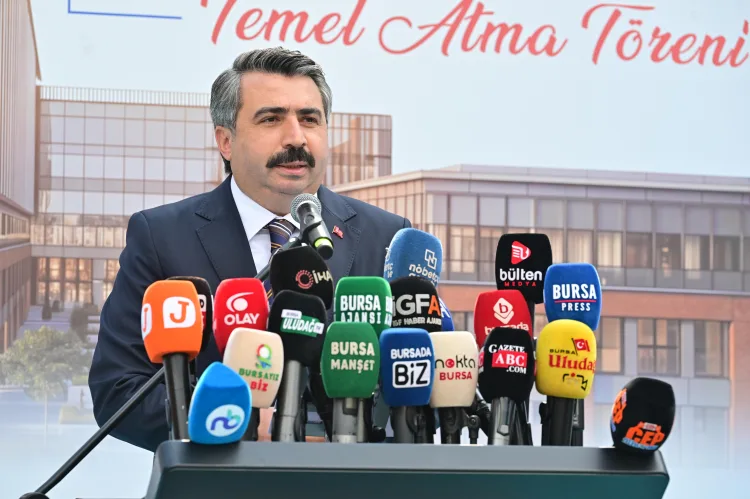Bursa Yıldırım'a 2 milyar TL'lik dev yatırım... Vizyon projeye ilk harç döküldü