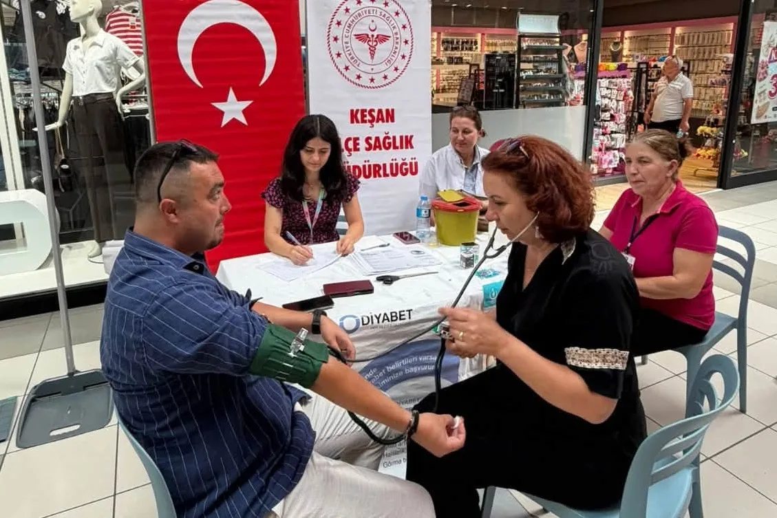 Edirne Keşan’da sağlık taraması