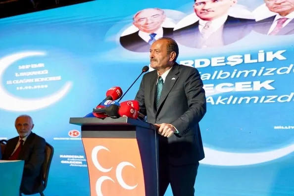Veysel Şahin MHP İzmir İl Başkanı olarak yeniden seçildi