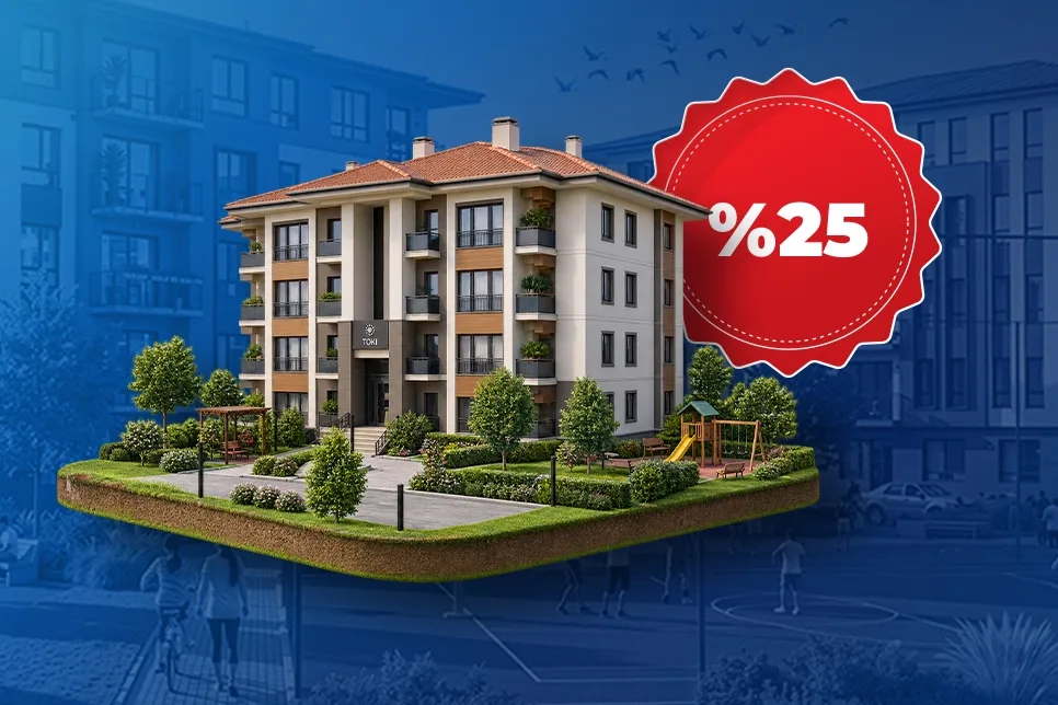 TOKİ’den %25 indirim kampanyası başlıyor başvuru 19 Ekim 2026