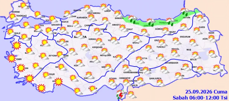 Karadeniz’in kıyı illerinde sağanak bekleniyor