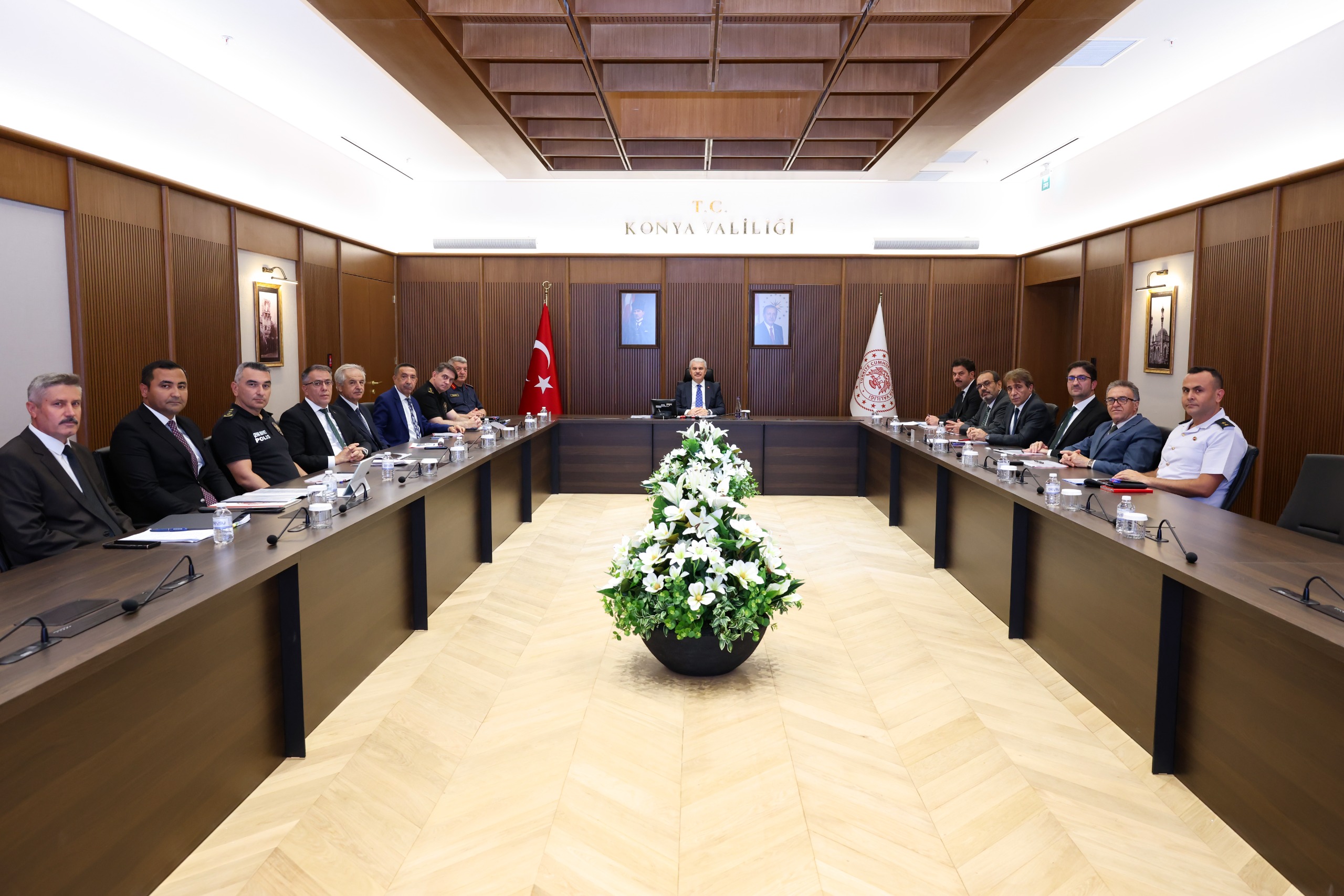 Konya’daki üniversitelerin güvenliği için toplanıldı