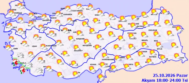 Yurt genelinde sis ve sağanak uyarısı