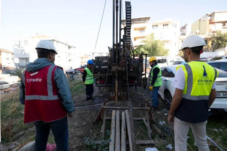 İzmir’in zemin haritası çıkarılıyor... O çalışmalar Konak ve Bayraklı’da sürüyor