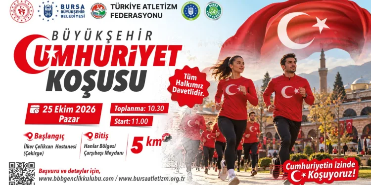Bursalılar Cumhuriyet'e koşacak... Son başvuru 22 Ekim