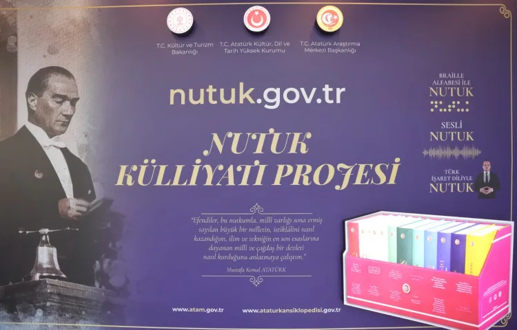 Nutuk Külliyatı Projesi tanıtıldı... Milli mücadelenin mirası Nutuk 8 dilde sınırları aşıyor
