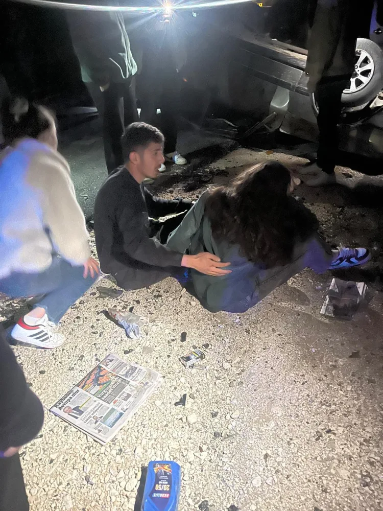 Yığılca Düzce yolunda kaza: 2 yaralı