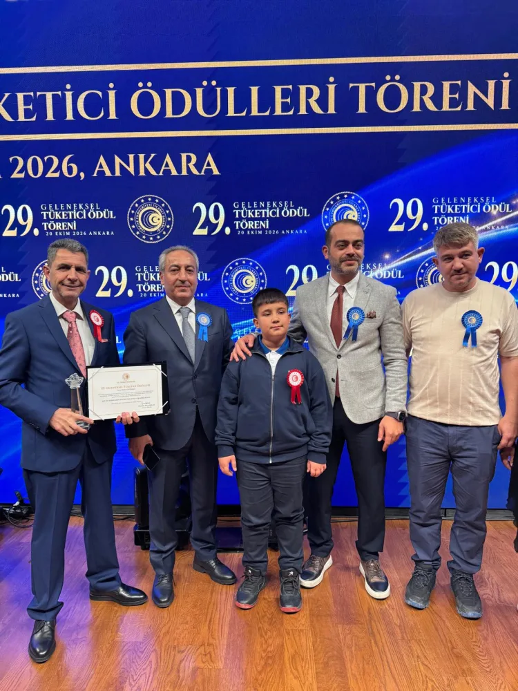 Mehmet Çetinkaya'ya anlamlı ödül