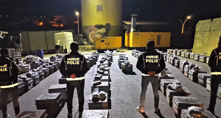 Arı kovanlarının arasından 91 kilo uyuşturucu çıktı