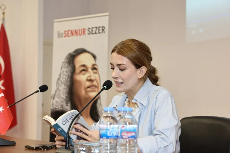 Oyuncu Elit Andaç Çam Nilüfer’de gençler ve işçilerle buluştu
