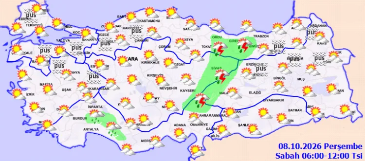 Bugün hava nasıl olacak? İşte yağış beklenen iller