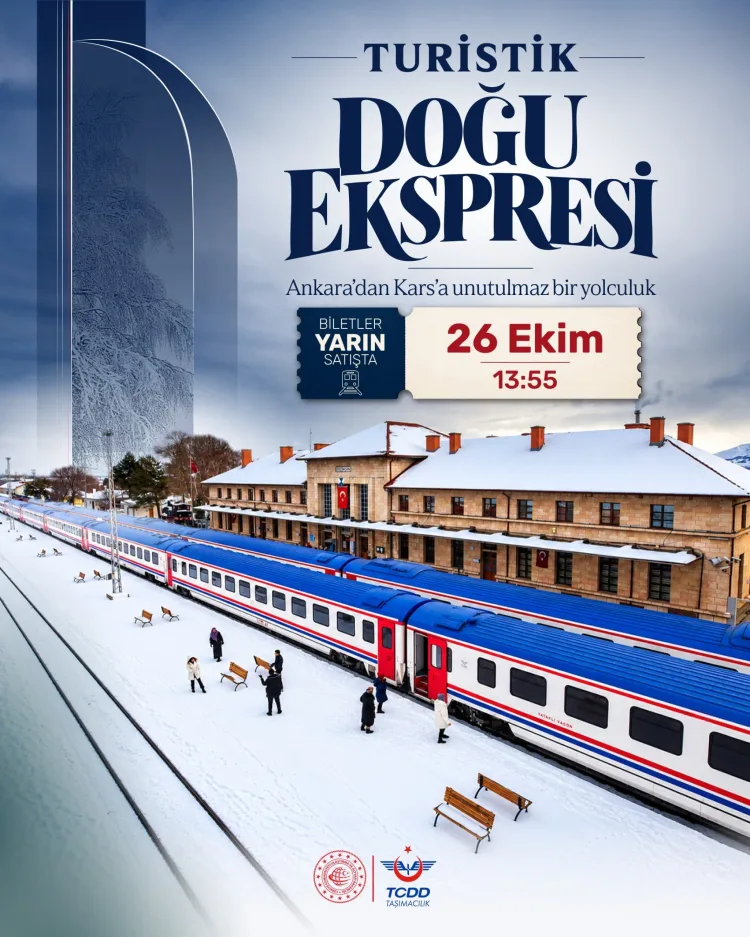 Turistik Doğu Ekspresi biletleri yarın satışta! Saat 13.55’e dikkat