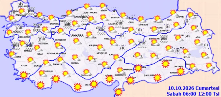 Meteoroloji açıkladı: Türkiye'yi yağışsız ve sıcak bir hafta sonu bekliyor
